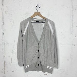 ATM Raglan Button Down School Boy Cardigan Sweater